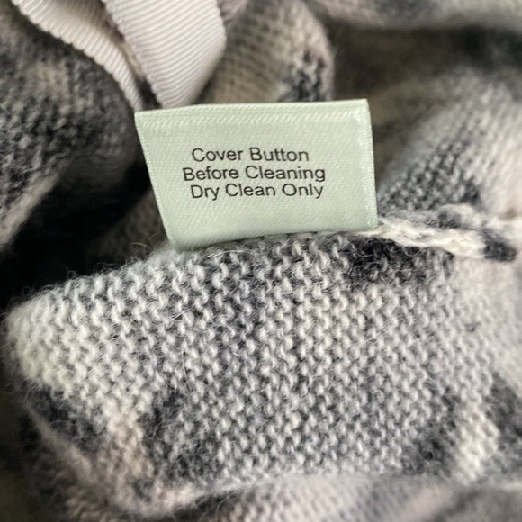 Beth Bowley Nordstrom Floral Watercolor Pearl Button Cardigan Lambs Wool Angora - Picture 10 of 16